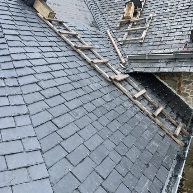 Chantier de couverture en cours