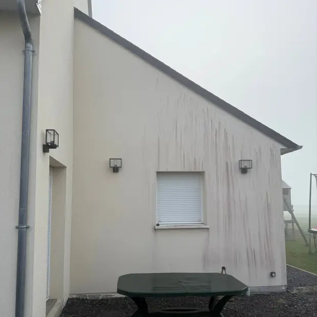 Façade nettoyée par Couvreur CB